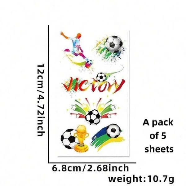 2026 US-Canada-Mexico World Cup Tattoo Sticker Football Fans Carnival Face Sticker Cheerleading Team Cheering Tattoo StickerJ260513