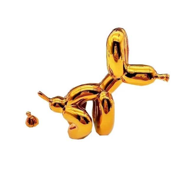 Poop Dog Balloon DogS Ornament Home Decoration Room Trendy Play Resin Electroplating Crafts New Product Desk Accessories T260512