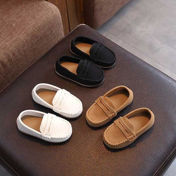Children Moccasin Shoes Boys Flats Loafers Non-slip Tassels Cute Kids Casual Leather Shoes Soft Slip-on Pleated Solid Color 2025L260513ZPL1NJPN