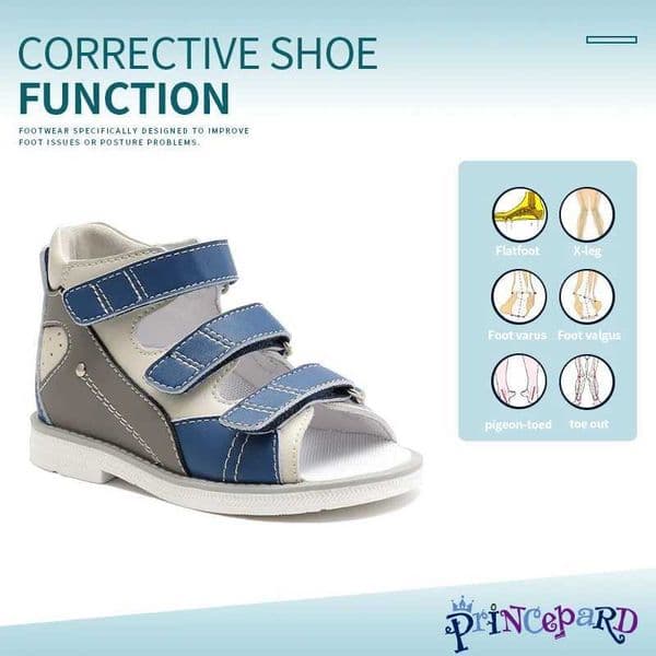 Children Summer Sandals Princepard Kids Girls Boys Orthopedic Shoes High Top Arch Support Varus Valgus Footwear Z260513