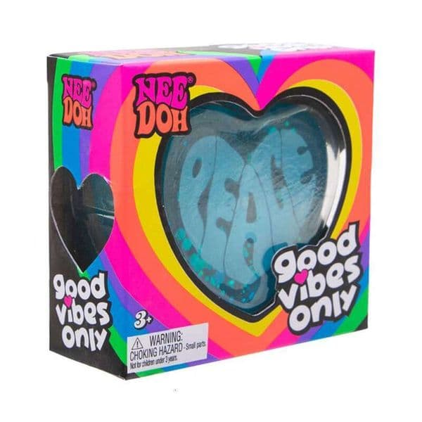 100pc NeeDoh Good Vibes Only Office Stress Relief Collectible Sensory for Kids and Adults Slow Rising Decompression Toy