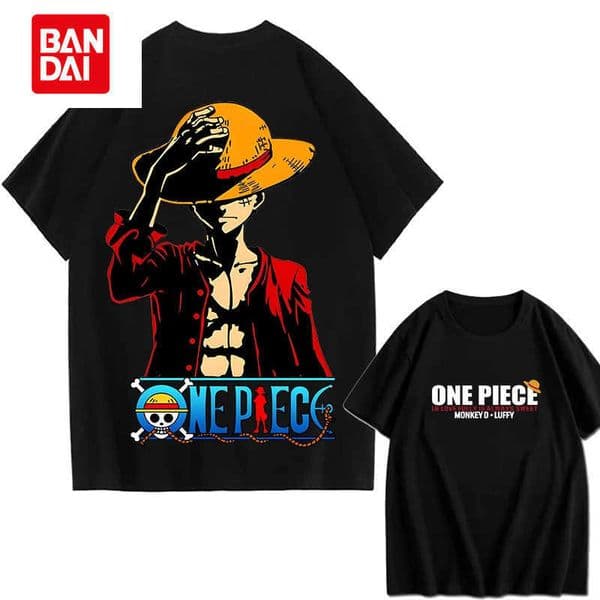One Piece Monkey D Luffy Pure Cotton T Shirt Summer Casual Streetwear Fashion L260513YGIU