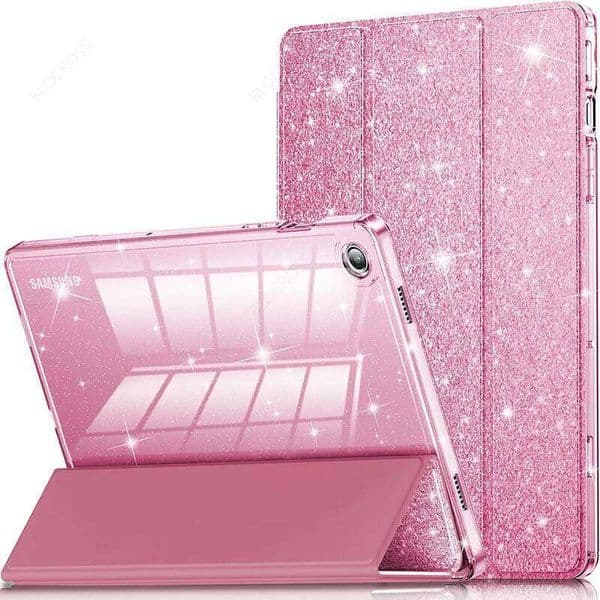 For Samsung Galaxy 11" S11 Lite S9 S10 FE 10.9 Case With Pencil Holder Tab A11 A9 Plus 11 8.7 Smart Sparkling Cover S260512