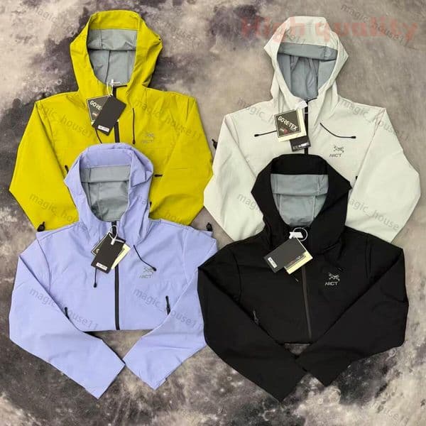 Artery Jacket Designer Windbreaker Unisex Couple Lightweight Hiking Climb Bone Bird Zip Up Goretex Jackets Mens Womens Waterproof Arc Outdoor Casual Outfit Top 377