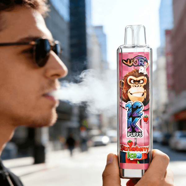 In Stock Popular Puff 12000 UOR Crystal 12K puffs Supports mixed flavors Rechargeable Disportable Vape Free Ship form EU Fresh taste