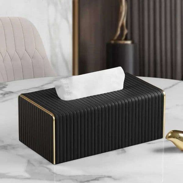 Paper bathroom tissue boxLeather paper towel holder is suitable for bedroom, dining table, office 26W0513