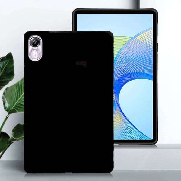 Silicone Tablet For Honor Pad X7 8.7" 9 12.1 x8a X9A X8 Pro Case Huawei Matepad Mini 8.8 SE 11 2024 T5 10.1 TPU Black Shell S260512 a91