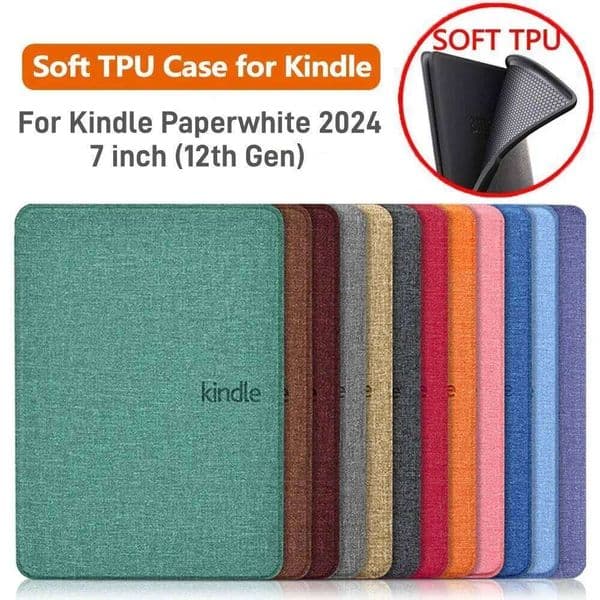 Smart Case For Generation case Soft TPU Silicone Cover for Kindle Paperwhite 2024 7 inch 12th Gen S260512