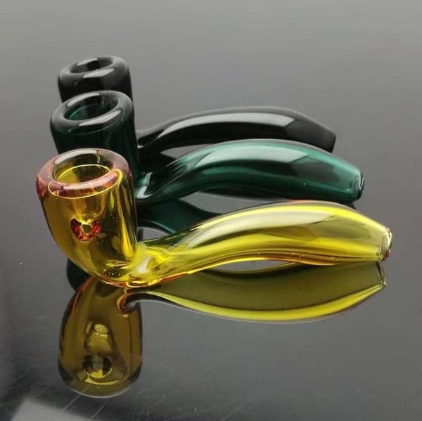 New color curved glass pipe Wholesale Bongs Oil Burner Pipes Water Pipes Glass Pipe Oil Rigs Smoking