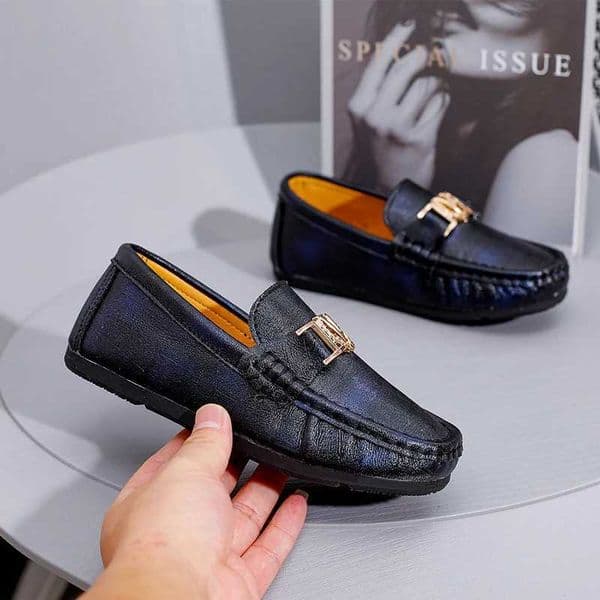 Childrens Flats Genuine Leather Dress Kawaii Shoes Boys Girls Platform Loafers Mary Jane Kids Casual Toddler Designer SneakersL260513J5PA