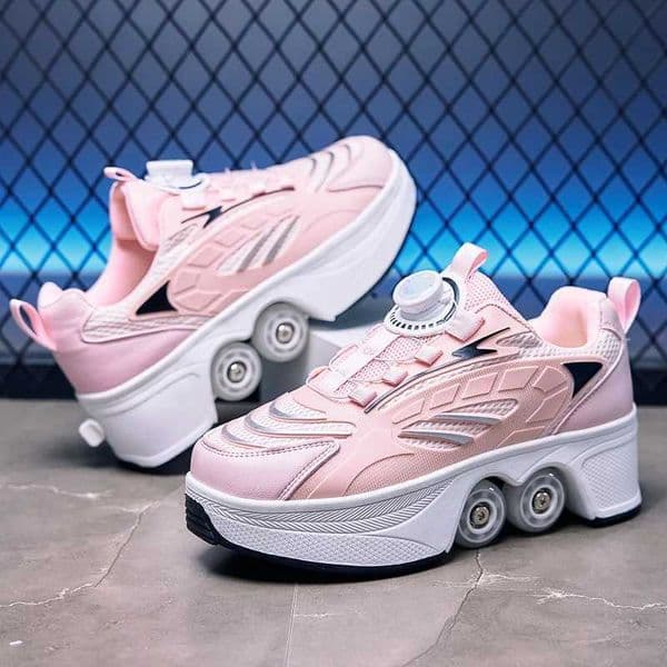 Big Four-wheeled Roller Skates Kids Gifts 2026 New Four-wheeled Retractable Teenagers Roller Skates Waterproof Roller Skates L260513