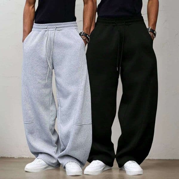 Men's American Style Heavyweight Jogger Straight Leg Casual Streetwear Pants for Men Women Hip Hop Sports Sweatpants 26W0513