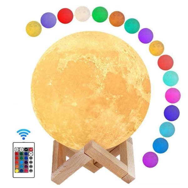 3D LED Moon Lamp Nightlight Fairy Table Bedroom Bedside Cute Kids Night Light for Room Birthday Party Decoration Christmas Gifts ddmynov