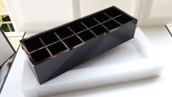 Luxury Designer Decor Luxury 14 Grids Lipstick Holder room Women Cosmetic Case Acrylic And Velvet Mat Makeup Tools Storage With White Box VI 4