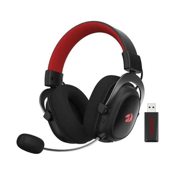 Redragon H510 PRO Zeus-X RGB Wireless Gaming Headset 71 Surround Sound 53MM Audio Drivers Multi Platforms Headphone S260509