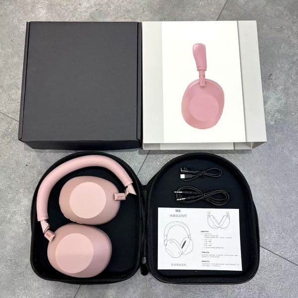 NEWEST WH-1000XM6 ANC Wireless Noise-Canceling Bluetooth Headphones: AI Intelligent Noise Cancellation, High Resolution, XM5 Gaming Compatible Cell Phone Earphones