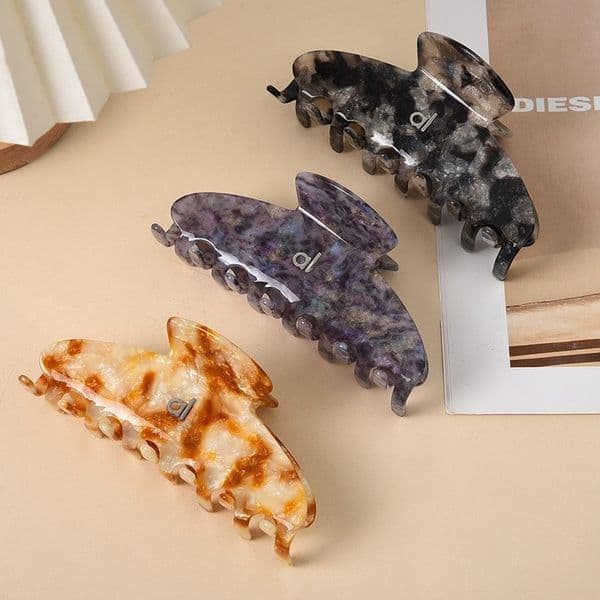 Hair Clip Designer American Style Shark Clip Style Letter Hair Clip Daily Versatile Headdress High Quality