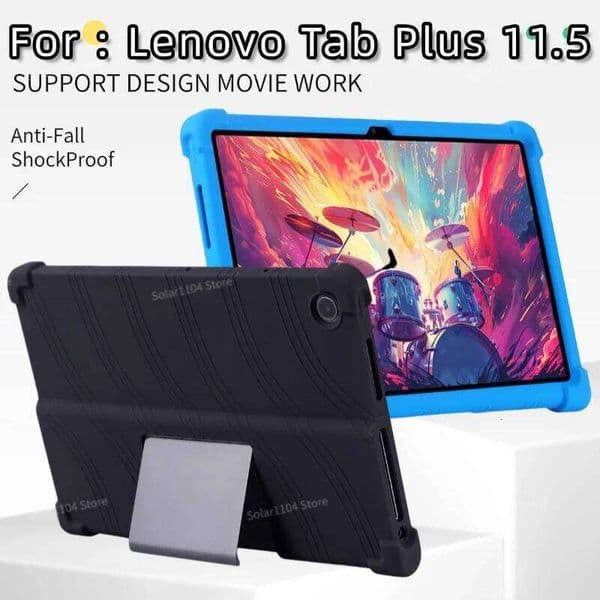 Lenovo Tab Plus TB351FU for Xiaoxin Pad Studio 2024 11.5 Shockproof Soft Silicone Adjustable Stand Precision Case S260512