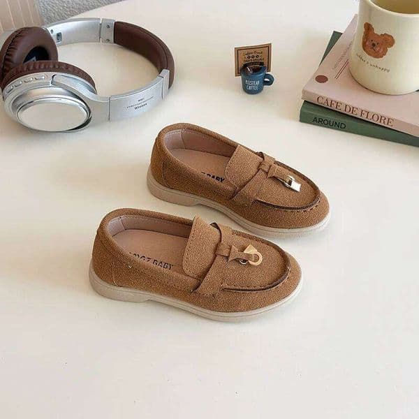 Kid Girl Loafers 2025 Moccasins Sneakers Zapatos Mujer Flat for Boy Child Casual Shoes 26W0513