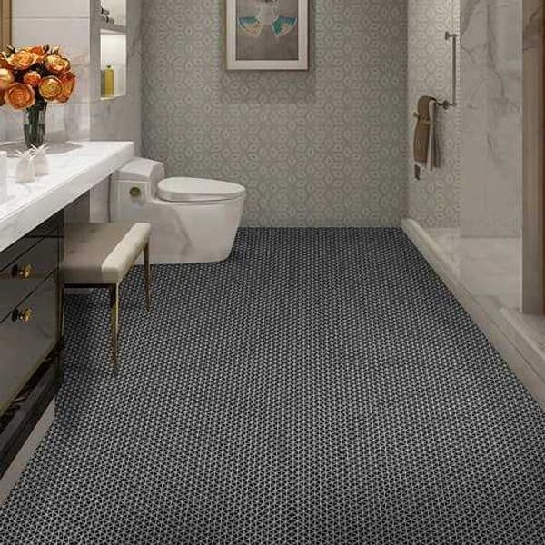 Anti Slip Bathroom Mat Waterproof and Customizable Plastic Anti Slip Bathroom MatJ260514