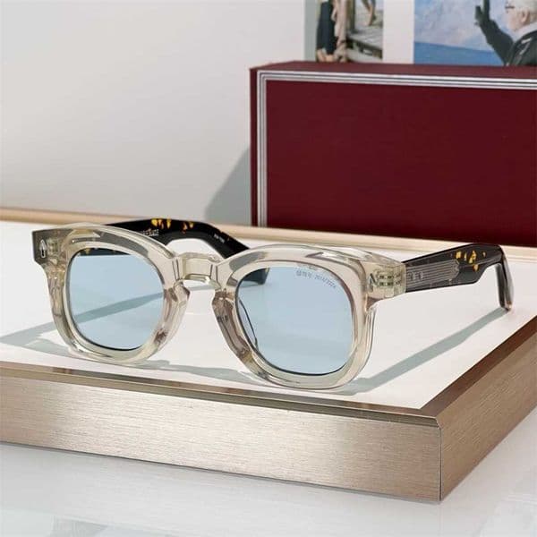 Cheap Designer glasses DEVAUX Fashion Square Handmade Acetate Fiber Unisex Sunglasses JACQ 10th Anniversary Celebration Trendy Edition Sunglasses