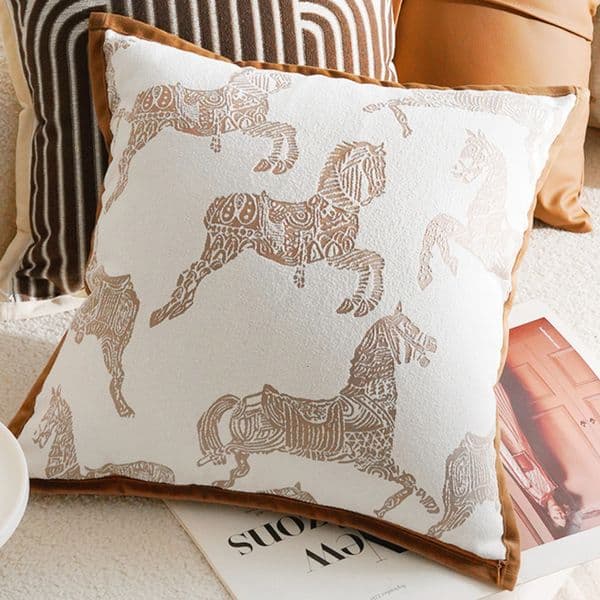 Luxury Designer Designer Brown Vintage Light French Sofa Pillow Cover h New Chinese Simple Pillows Cushion Home Decor Free Shipping *