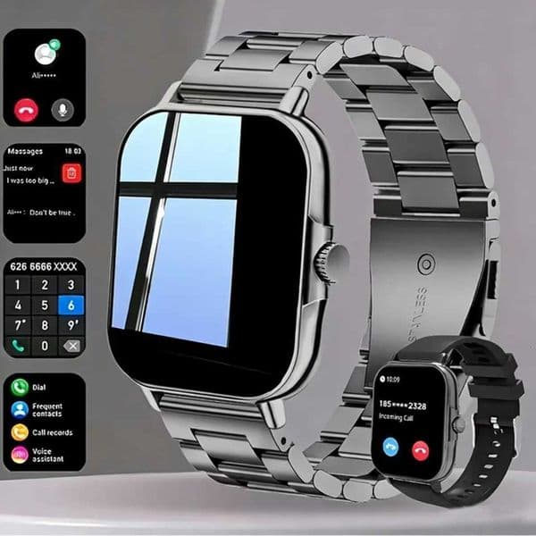 LAXASFIT 2026 New Smartwatch Calling Music Playback Rate Blood Pressure Monitoring Unisex Holiday GiftJ260514