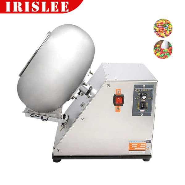 Sugar Coating Machine Stainless Steel 2-5Kg/H Peanut Chocolate Candy Coating Machine