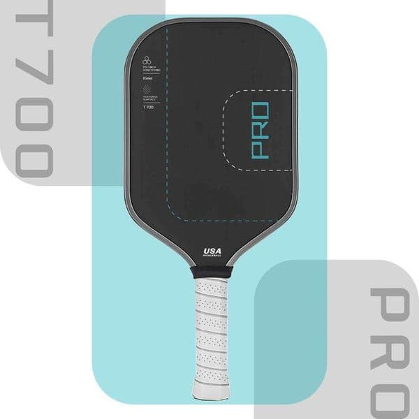Layer T700 Pickleball Paddle with Cloth Matte Finish High Friction Large Sweet Spot Ideal for Carbon Fiber 26L0514