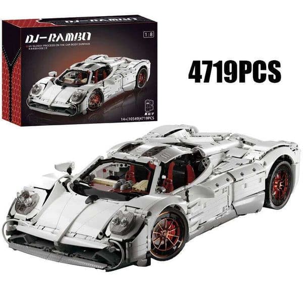 8 Types 1:8 Technical Sport Car Building Blocks Racing Vehicle Model MOC Construction Bricks Toys Good Gift for Friends 26L0514