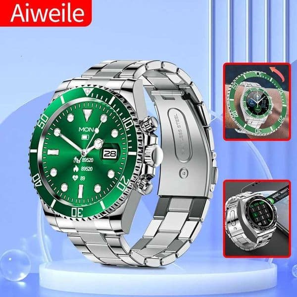 Aiweile AW12 New Style Luxury Smart Watch Dials Answer Call For Men Waterproof Sport Digital Business Watch For GiftJ260514