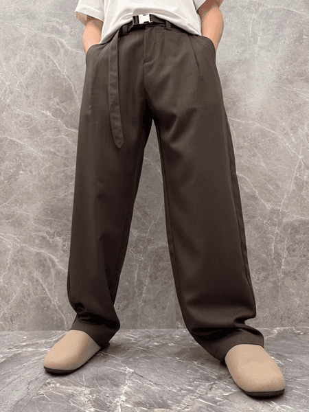 Designer Pant Men Spring and Summer Fashion Woven Fabric Straight Casual Pants