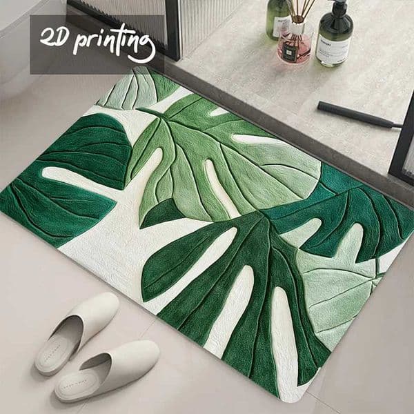 Bath Mat Super Absorbent Non Slip Bath Bathroom Rug Quick Drying Bath Shower Rug Kitchen Entrance Door Mats Home Floor MatJ260514