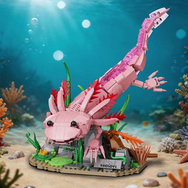 33110 New Cross-border Salamander Mini-Particle Smart Creativity Building Blocks Toy Decoration Item