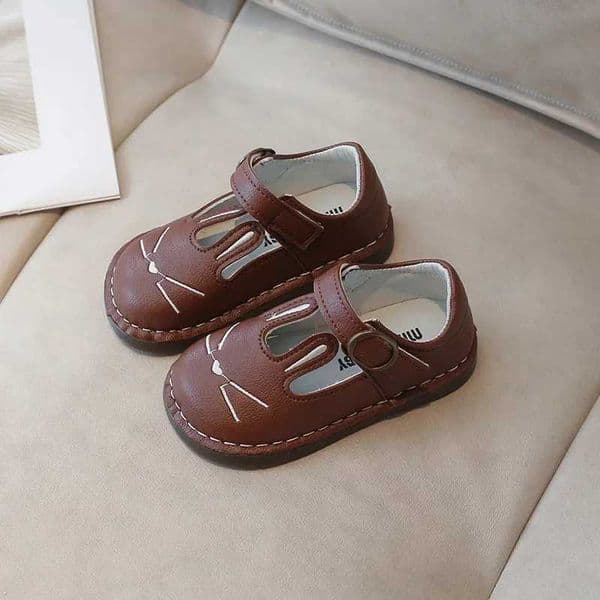 2025 Children Leather Shoes for Girls Spring Autumn New Fashion Korean Style Soft Bottom Anti-slippery Versatile Baby ShoesL260513ESOB