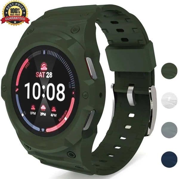 Silicone StrapPC Case For Galaxy Watch 7/6/5/4 40MM 44MM Bracelet Protective Cover For Galaxy Watch Modification kitJ260514