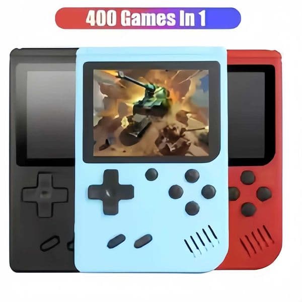 30 Inch Retro Game Console with 400 Built-in Games Portable Handheld Mini Gaming Dev Christmas Gift for Kids AdtsJ260514