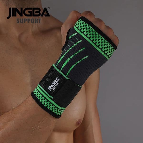 JINGBA SUPPORT 1 PCS Weightlifting Wrist Straps Support Protective Boxing Hand Wraps Brace Joint Protector Drop 260506