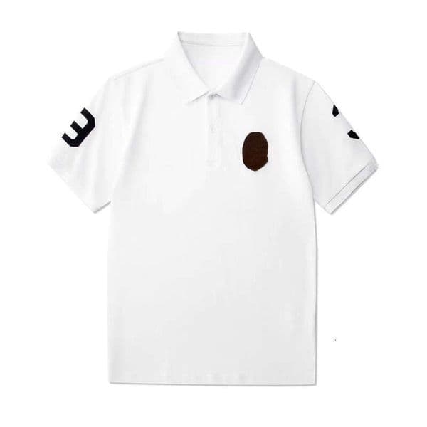 Polo Bapeshirt Shark Bapes Shirt Designer Clothes Women Embroidered Lapel Running Pantalon Short Kids Maillot De Bain Sleeve T Shirt Pique And Men Clothes