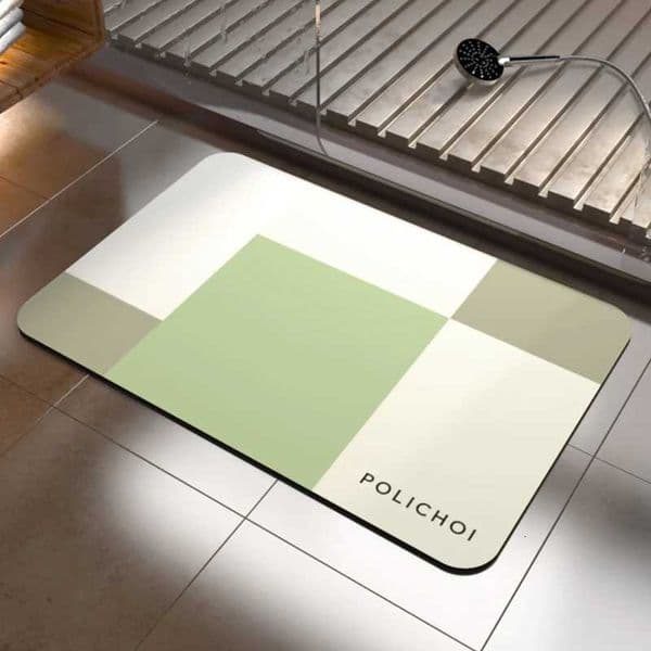 Luxury Stone Bath Mat Foot Mats Diatomaceous Earth Absorbent Bathroom Rug Anti Slip Room Rugs Toilet Carpet Quick Drying DoormatJ260514