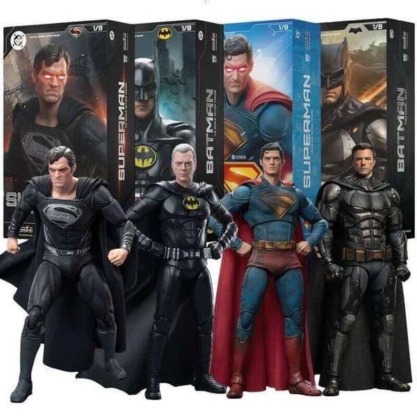Fondjoy Justice League Ben Figure Batman Wonder Woman Aquaman Mera Anime Figures Collectble Models Toys Gift 26W0514