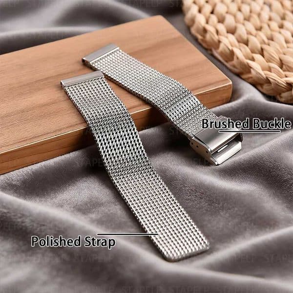Metal Mesh Watch Strap 18-19-20-21-22mm Quick Release Stainless Steel WatchBand Dive Milanese Steel Metal Bracelet for Men WenJ260514