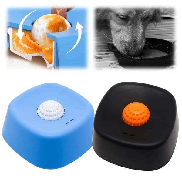Anti-Choking Slow Feeder Dog Bowl Non-Slip 3/4 Cup Healthy Eating Pet Bowl, Interactive Lick Toy for Liquid Treats Bone Broth 26Y0514