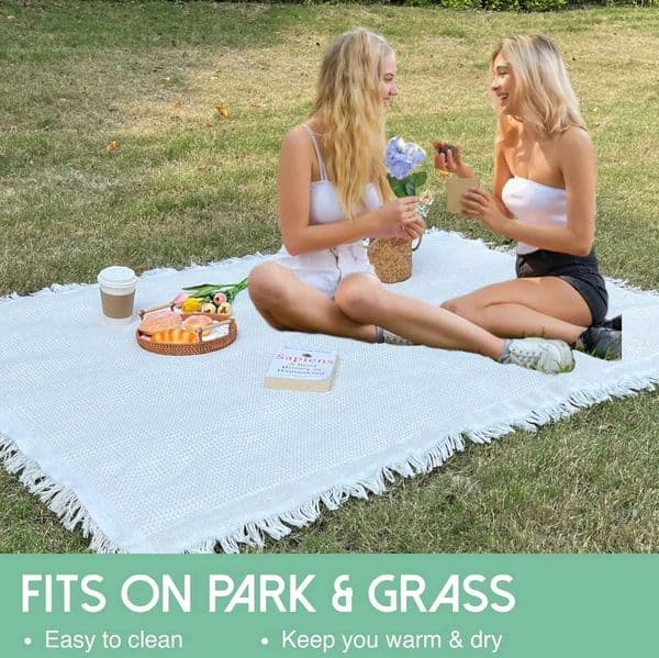 1PC Ins Style Soft Foldable Picnic Beach Blanket Outdoor Mat Essential for Spring Summer Camping Parties Z260514