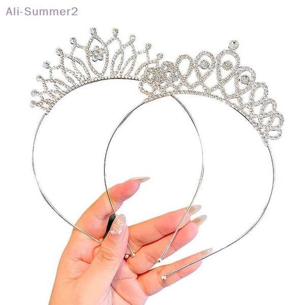 1 Piece Party Girl Crown Headband Performance Catwalk Sweet Little Girl Crown Headband Childrens Hair Accessories Birthday Gift L260514XCUY