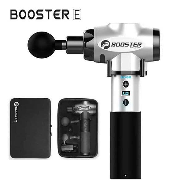 2025 Booster E Muscle Massage Gun Deep Tissue Massager Therapy Gun Exercising Muscle Pain Relief Body Shaping 5 heads 110V/220V C260514