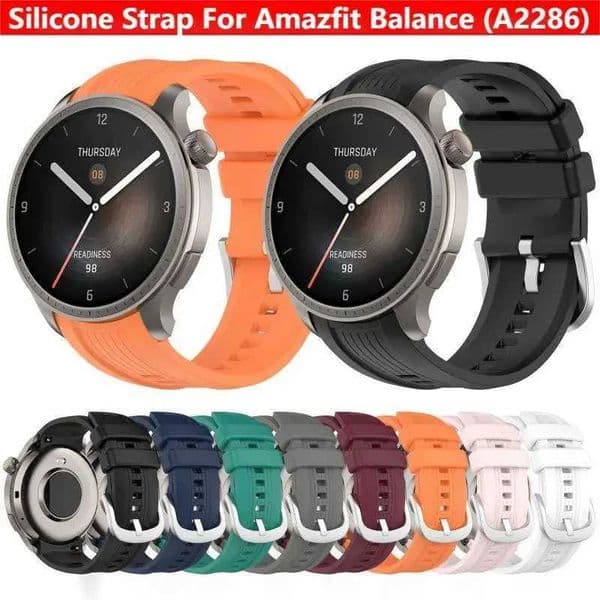 Silicone Strap For Amazfit Balance A2286 Smart Watch Wristband Replacement Wrist Band Bracelet Huami AccessoriesJ260514