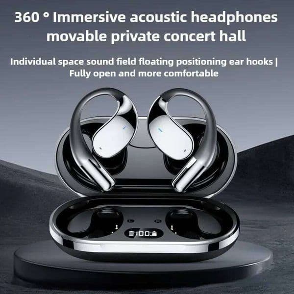 AI Translation YYK-Q39 Open Bluetooth Ear Clip OWS Long Life Wireless Sports Headset Bilateral Stereo NFC Function W260514