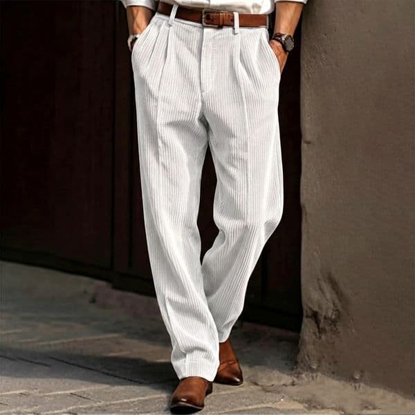 vintage long Pants party Business Trousers Mens Designer daily wear pants Outdoor Male Suit TrousersStraight Up Clothes Designer Mans Summer Pants Classic