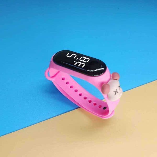 Simple digital electronic watch for men women students and children waterproof luminous touch screen sporty fashionable trendy model L260514LP